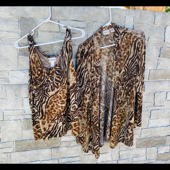 Selling women Set (Top & sweater) - Picture 2 of 3